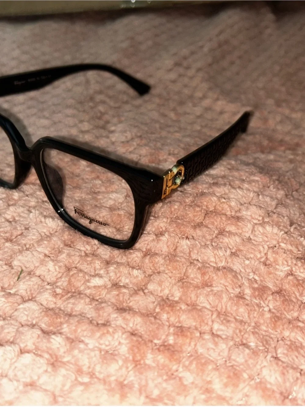 Black Square Optical Glasses with Accent- fashion Size:54▪️17-147